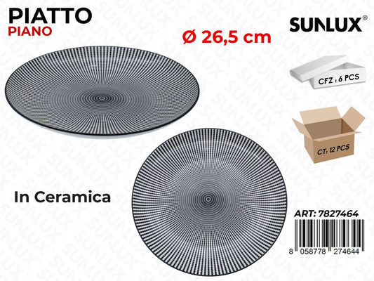 Sunlux Piatto Piano D.26.5CM