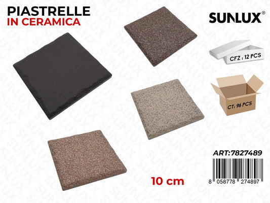 Sunlux Piastrelle in Ceramica Ass. 10CM