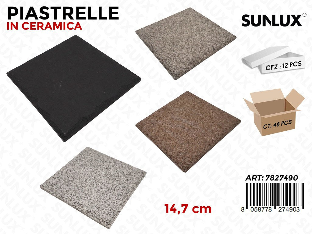 Sunlux Piastrelle in Ceramica Ass. 14.7CM
