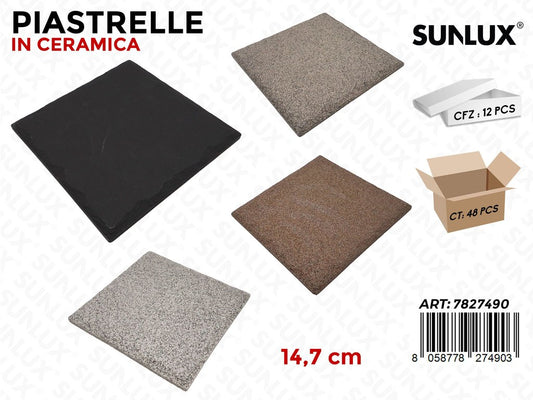 Sunlux Piastrelle in Ceramica Ass. 14.7CM