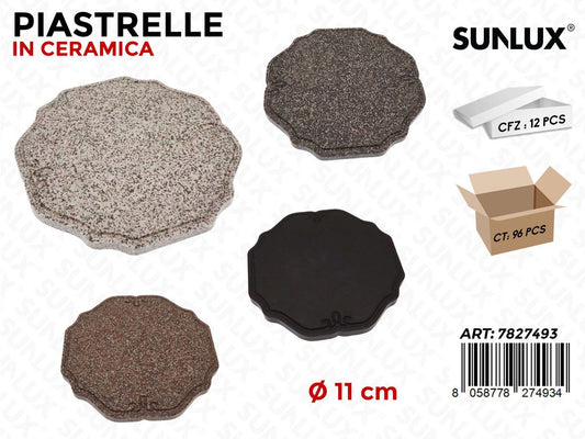 Sunlux Piastrelle in Ceramica Ass. D.11CM