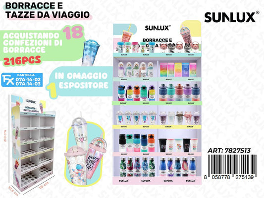Sunlux Esp. Tazze Viaggio Doppio 115*210*37.5CM