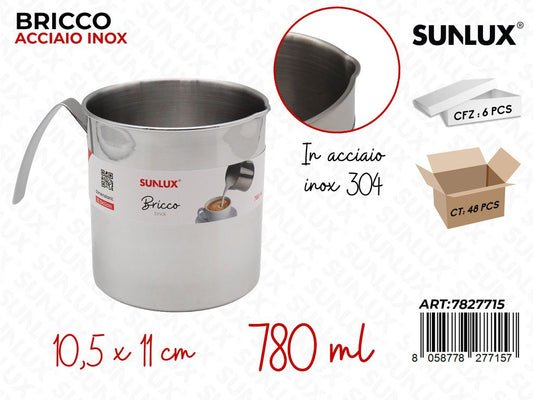 Sunlux Bricco Acc. Inox 304 780ML 10.5*11CM