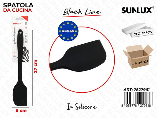 Sunlux Black L. Spatola Cucina Silicone 5*27CM