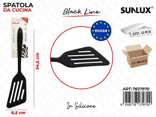 Sunlux Black L. Spatola Cucina Silicone 8.5*34.5CM