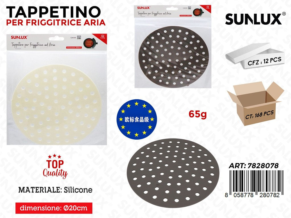 Sunlux Tappetino Friggitrice Ad Aria Silic. 65G D.20CM Ass.
