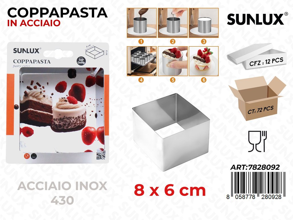 Sunlux Coppapasta Acc. 430 8*6CM