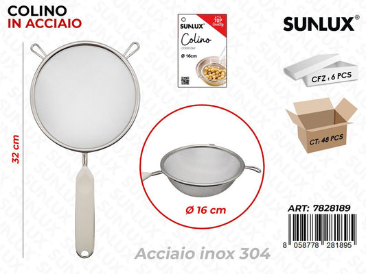 Sunlux Colino Acc.inox 304 D.16CM