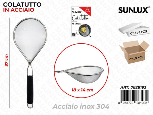 Sunlux Colatutto Acc.inox 304 18*14CM