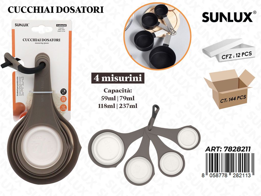 Sunlux Cucchiai Dosatori 4MISURINI