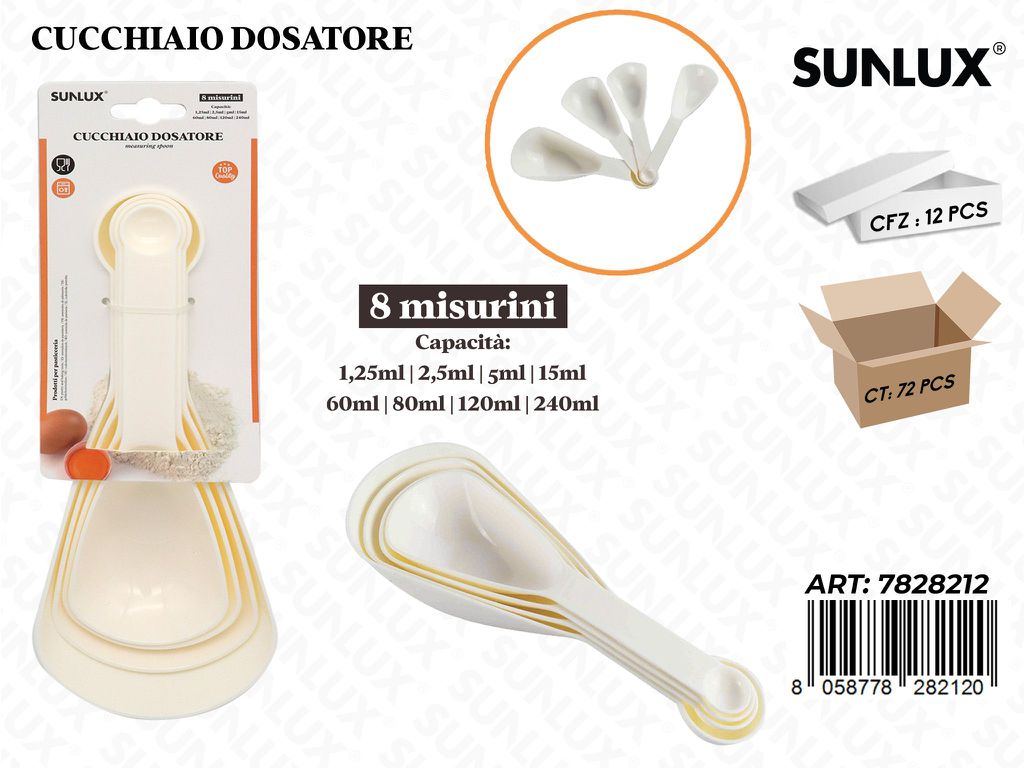 Sunlux Cucchiaio Dosatore 4PCS 8MISURINI