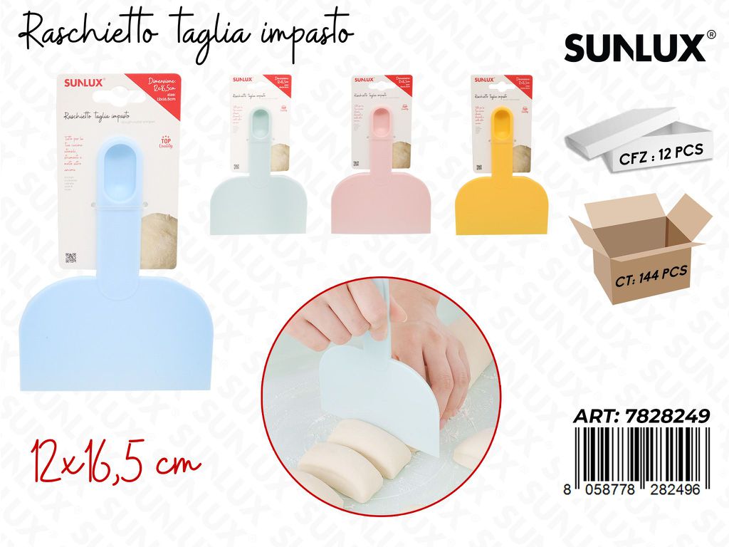Sunlux Raschietto Taglia Impasto Pp Ass. 12*16.5CM