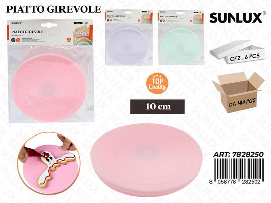 Sunlux Piatto Girevole Pasticceria 10CM