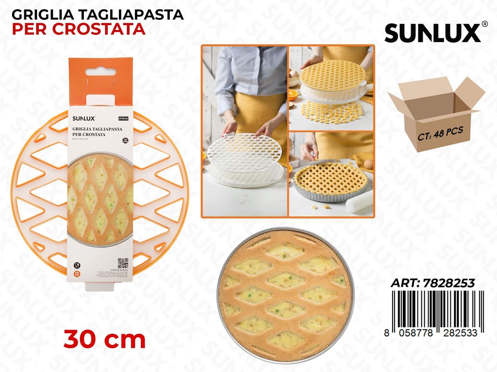 Sunlux Griglia Tagliapasta per Crostata 30CM