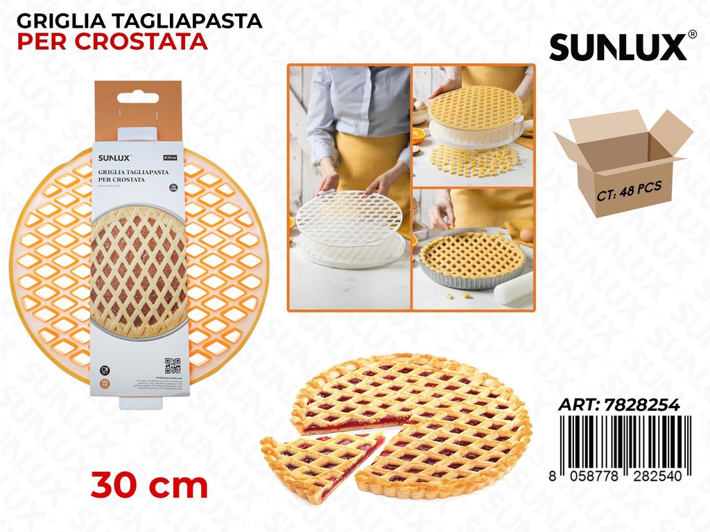 Sunlux Griglia Tagliapasta per Crostata 30CM