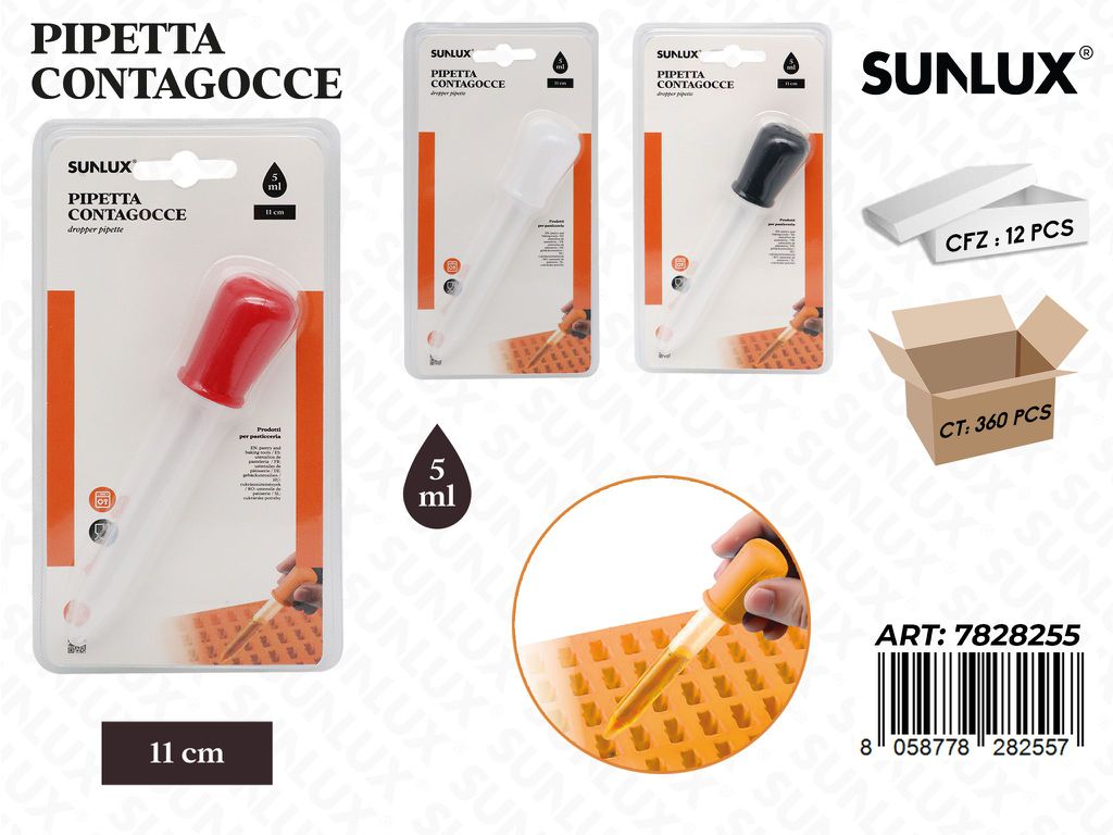 Sunlux Pipetta Contagoccie 11CM