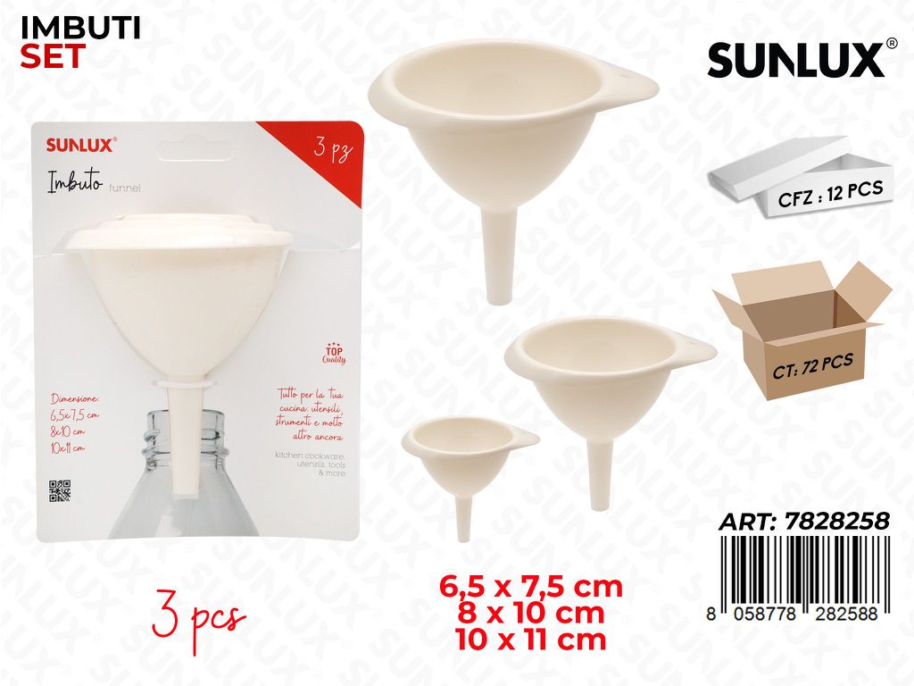 Sunlux Set Imbuti 3PCS Mis. Ass.
