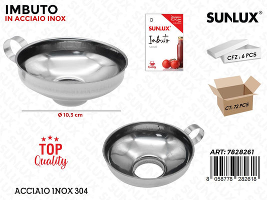 Sunlux Imbuto Acciaio 304 10.3CM