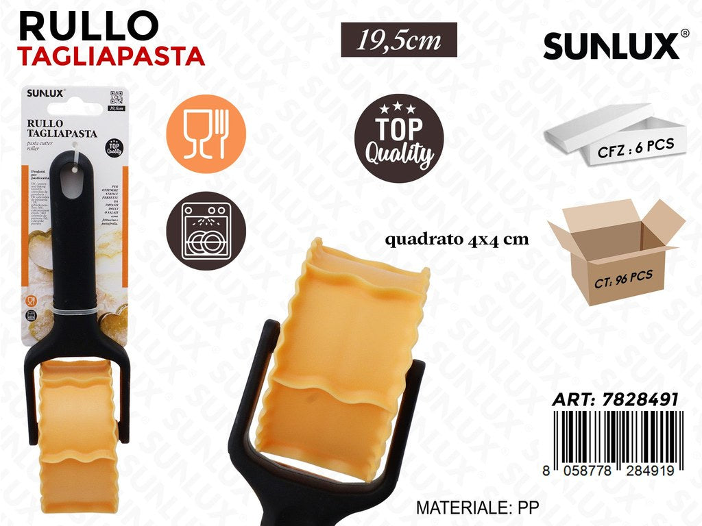 Sunlux Rullo Tagliapasta Pp 19.5CM Quadrato 4*4CM