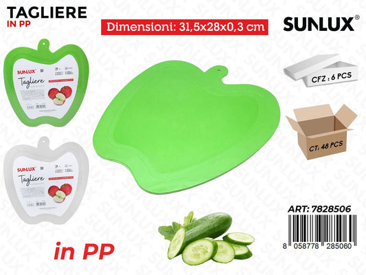 Sunlux Tagliere Pp 31.5*28*0.3CM Ass.