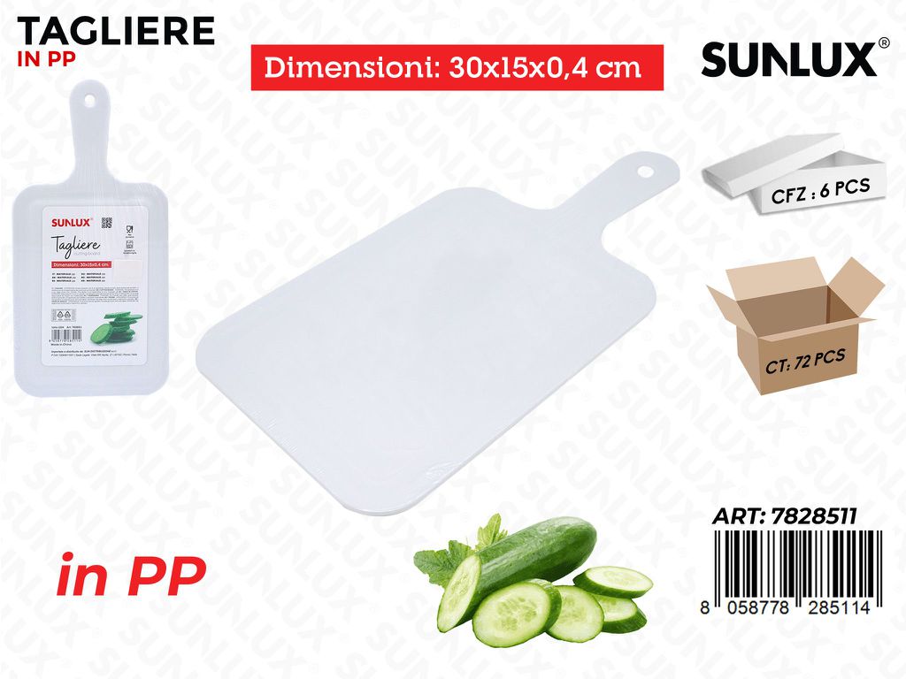 Sunlux Tagliere Pp 30*15*0.4CM