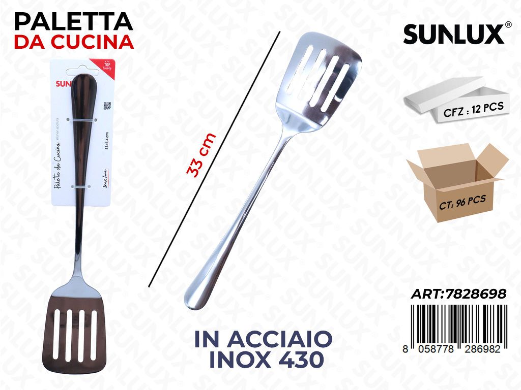 Sunlux Paletta da Cucina Acc.inox 430 33CM
