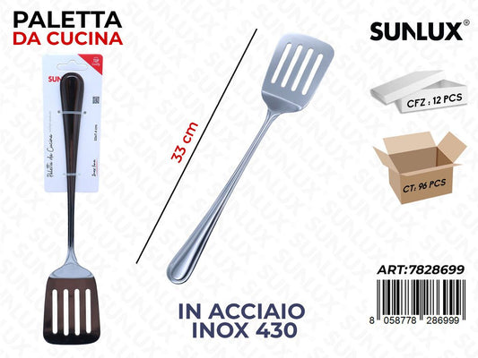 Sunlux Paletta da Cucina Acc.inox 430 33CM