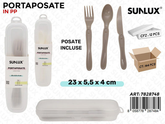 Sunlux Portaposate c/ Posate 23*5.5*4CM