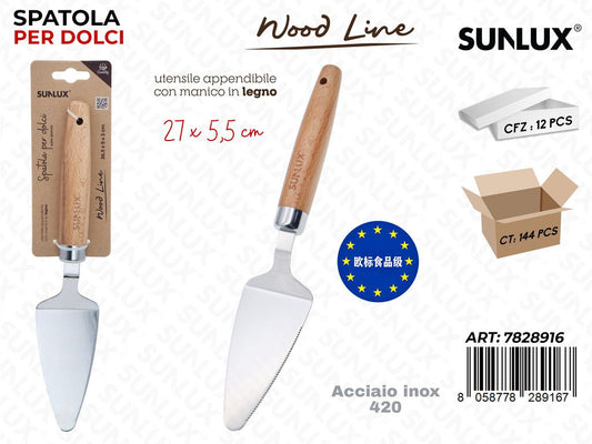 Sunlux Wood L. Spatola Dolci Acc. 420 27*5.5CM