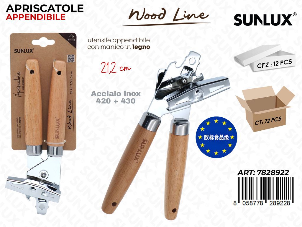 Sunlux Wood L. Apriscatole Acc. 420/430 21.2CM