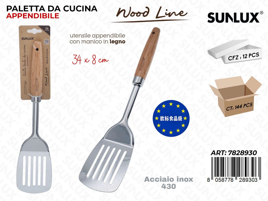 Sunlux Wood L. Paletta Forata ACC.430 34*8CM