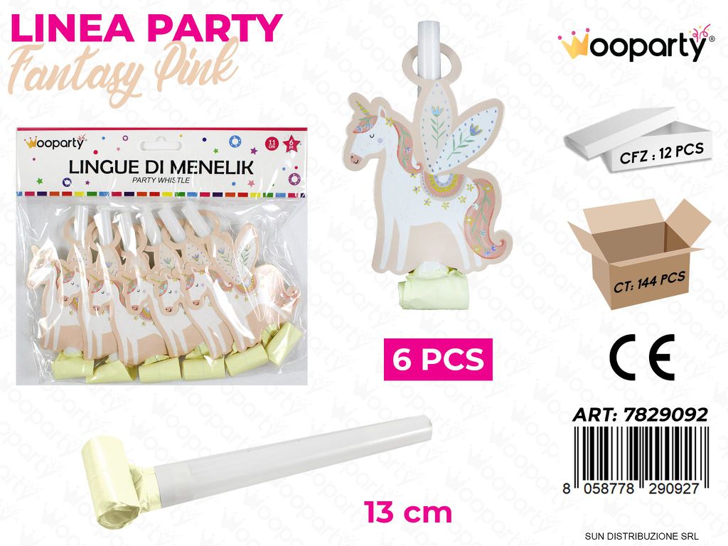 L. FIABE LINGUE DI MENELIK 13CM 6PCS /PZ DA 12**