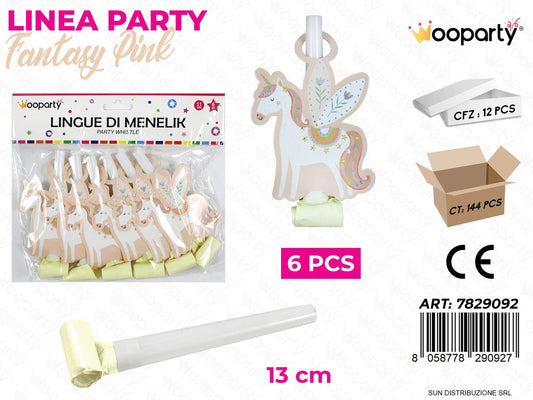 L. FIABE LINGUE DI MENELIK 13CM 6PCS /PZ DA 12**