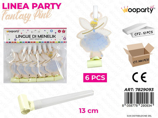 L. FIABE LINGUE DI MENELIK 13CM 6PCS /PZ DA 12**