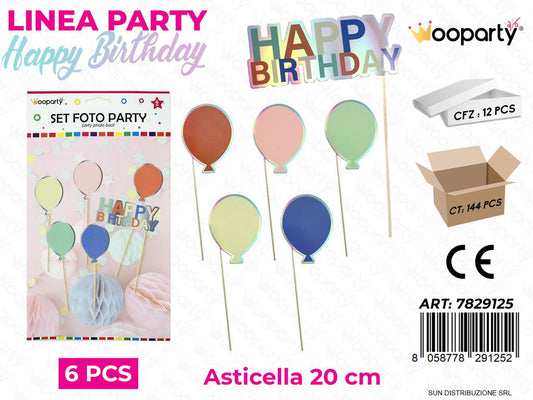 L. BUON COMPL. SET FOTO 6PCS 20CM /PZ DA 12**