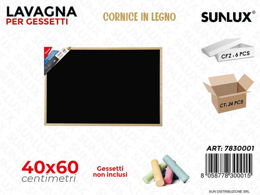Lavagna Nera per Gessetti 40*60CM