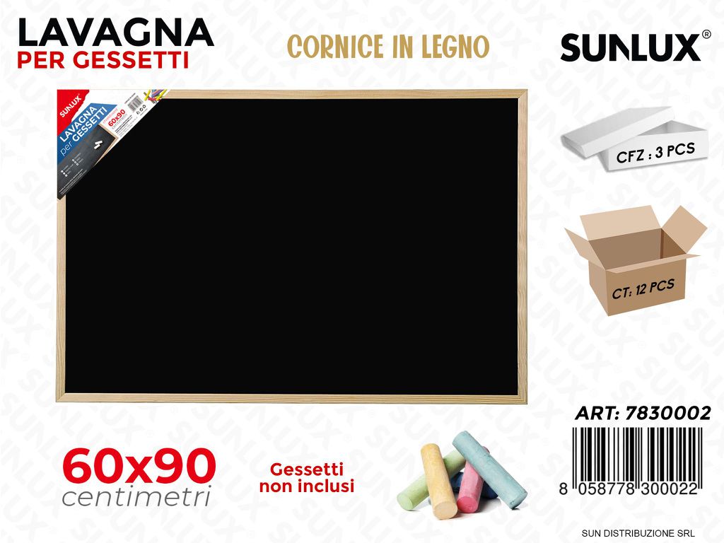 Lavagna Nera per Gessetti 60*90CM