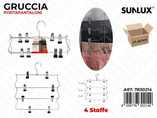 Gruccia Portapantaloni 4STAFFE