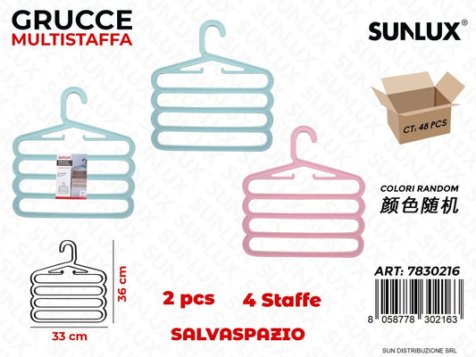 Grucce Multistaffa Col. Ass. 2PCS 33*36CM