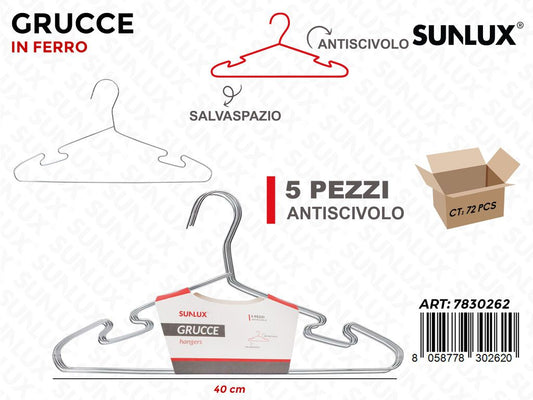Sunlux Grucce Antiscivolo Ferro 5PCS 40CM
