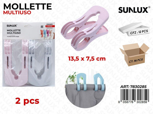 Sunlux Mollette Multiuso Ass. 2PCS 13.5*7.5CM