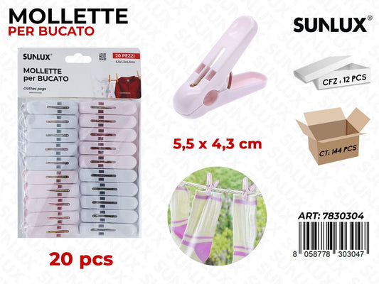 Sunlux Mollette Bucato Ass. 20PCS 5.5*4.3CM
