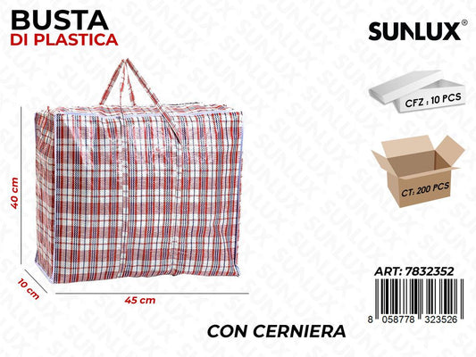 Busta di Plastica Rossa 45*40*10CM