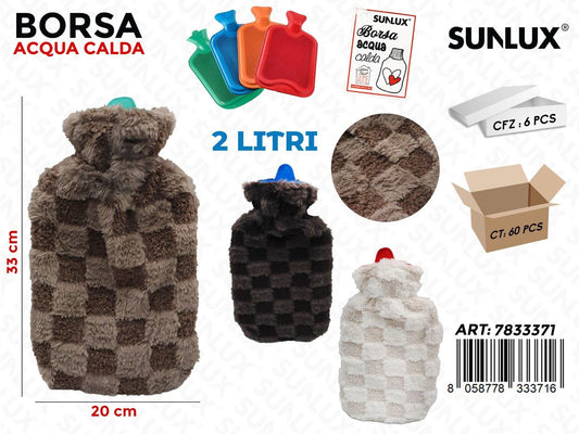 Sunlux Borsa Acqua Calda Ass. 2LT 20*33CM
