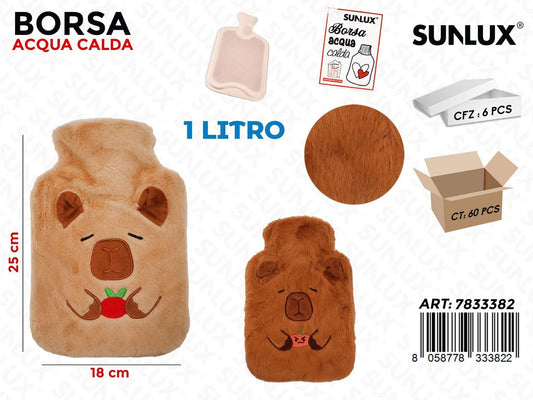 Sunlux Borsa Acqua Calda Ass. 1LT 18*25CM
