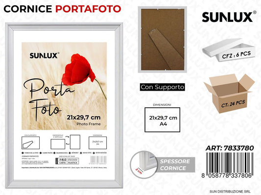 Cornice c/ Supporto 21*29.7CM A4