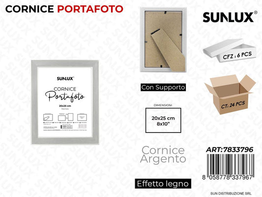 Cornice Arg. c/ Supp. 20*25CM 8*10