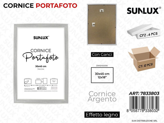 Cornice Arg. c/ Ganci 30*45CM 12*18