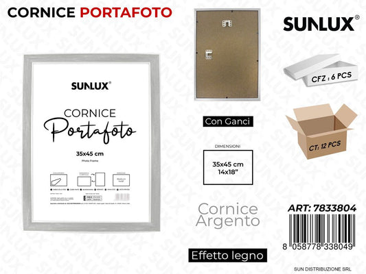 Cornice Arg. c/ Ganci 35*45CM 14*18
