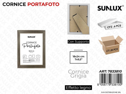 Cornice Grigio c/ SUPP.18*24CM7*9.5